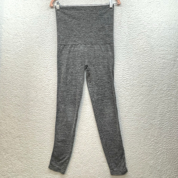 Mother Tucker Belly Bandit Leggings Large Gray Postpartum Compression High Rise - Picture 1 of 9